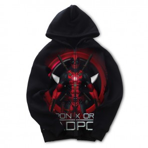 Hoodie Deadpool Long Sleeve Casual Cosplay Costume Tops Sweatshirt