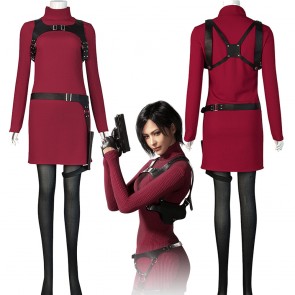 Resident Evil Ada Wong Sweaters Suit Halloween Cosplay Costume