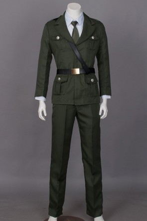 Axis Powers APH British Arthur Uniforms Cosplay Costume AC00832
