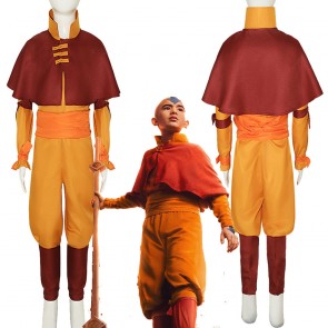 2024 The Last Airbender Avatar Aang Halloween Suit Cosplay Costume