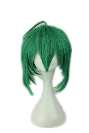 30cm Short Lee Macross Frontier F Dark Green Ranka Cosplay Wig AC001003