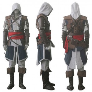 Assassin's Creed IV Black Flag Edward James Kenway Adult Halloween Cosplay Costume