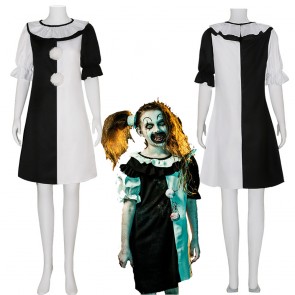 Terrifier The clown Girl Dress Halloween Cosplay Costume