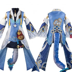 Bailu Honkai: Star Rail Halloween Cosplay Costume Full Set