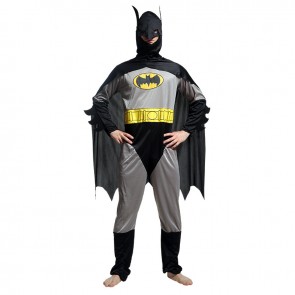Batman Grey Jumpsuit halloween Cosplay Costume