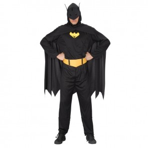 Classic Black Batman Jumpsuit halloween Cosplay Costume