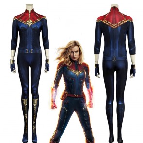 Captain Marvel Carol Danvers Cosplay Costume The Marvels (2023) Halloween Outfits