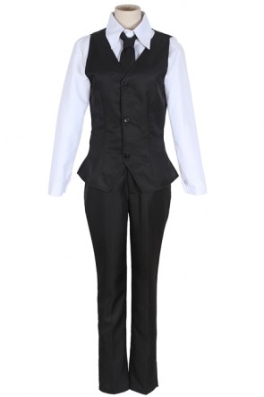 Tokyo Ghoul Kaneki Ken Antique Coffee Shop White And Black Work Uniform AC00333