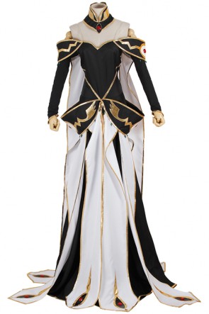 Anime Code Geass C.C. Queen Dress Cosplay Costume AC00957