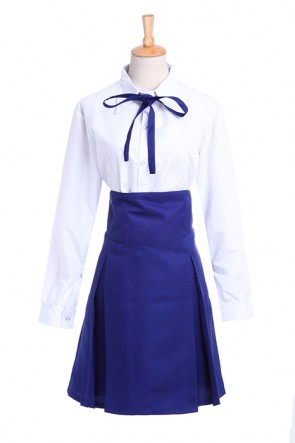 Fate Stay Night Casual Saber Uniform Dress Cosplay Costume New Fancy Dress AC00650