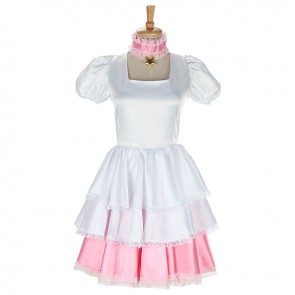 Puella Magi KINOMOTO SAKURA 3th Dress Cute Cosplay Costume AC00452