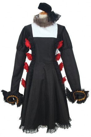 Axis Powers Hetalia Russia Black Dress Cosplay Costume AC00862