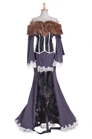 Final Fantasy X 10 Lulu Cosplay Costume GC0066