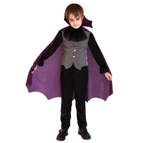 Handsome Purple Children’s Halloween Party Costume Vampire Suit FHC00164