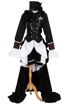 Black Butler Ciel Phantomhive Cosplay Costume Classical uniform in party AC00777