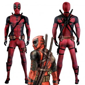 2024 Deadpool 3 Wade Wilson Handmade Upgrade Halloween Cosplay Costume Full Set