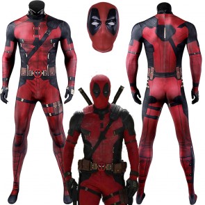3D Printed Deadpool 3 Wade Wilson Bodysuit Cosplay Costume