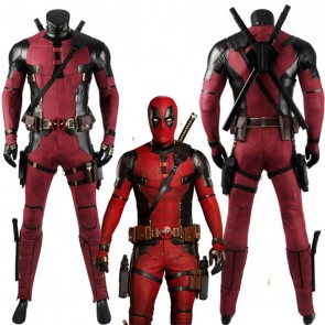 Deadpool 3 Wade Wilson Leather Deluxe Cosplay Costume Full Set