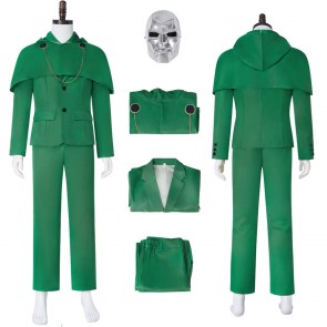 Avengers Doomsday Victor Doctor Doom Green Suit Halloween Cosplay Costume