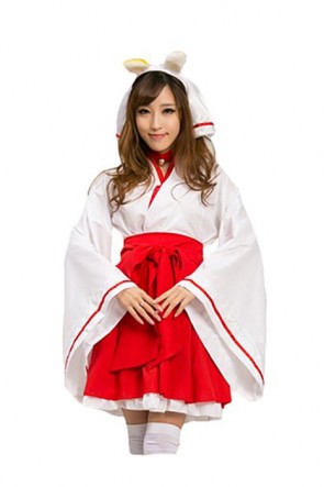 InuYasha Bellflower Witch Dress Clothes Cosplay Costume  AC00156