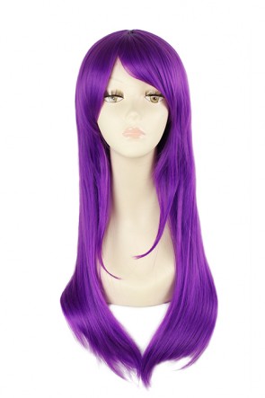60cm Purple Straight Kuroko No Basuke Murasakibara Atsushi Cosplay Wig AC00395