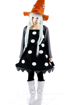 Soul Eater Eruka Frog Cosplay Costume Women Dress Hat AC00252