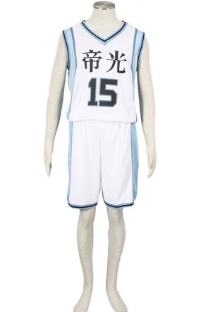 Kuroko No Basuke Basketball Kuroko Tetsuya Uniform No.15 Cosplay Costume AC00384