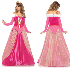 Sleeping Beauty Princess Adult Dress for Women Halloween Role Playing