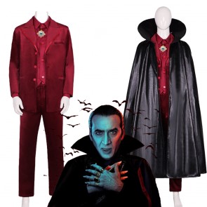 Renfield 2023 Dracula Vampire Halloween Cosplay Costume