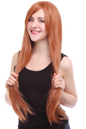 80cm Straight Brown Noragami Aragoto Hiyori Iki Cosplay Wig AC00987