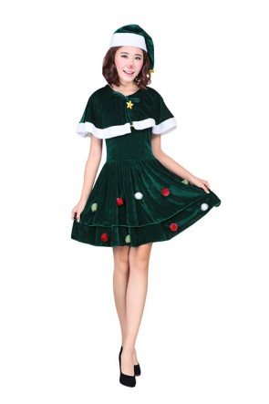 Christmas Costume Cute Christmas Trees Dress FCC00187