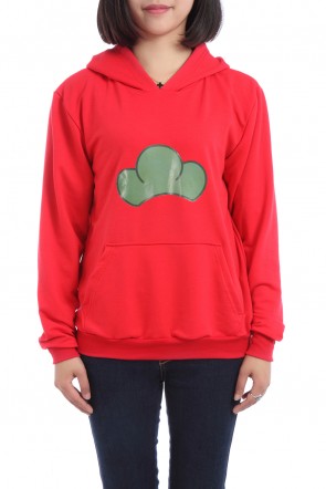 Osomatsu-kun Jyushimatsu Matsuno Autumn Winter Red Hoodie Sweatshirt Cosplay Costume  AC001432