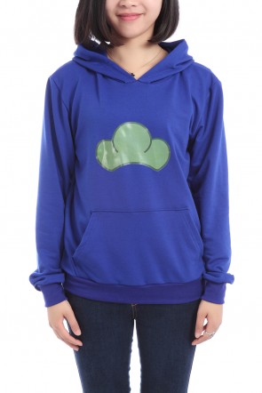 Osomatsu-kun Jyushimatsu Matsuno Autumn Winter Blue Hoodie Sweatshirt Cosplay Costume  AC001435