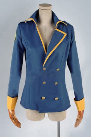 Eren Jaeger Jacket Blue Coat Attack on Titan Survey Corps Costume Halloween Outfit Custom-made AC00128