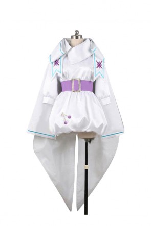 Macross Frontier Sheryl Rabbit White Cosplay Costume  AC00994