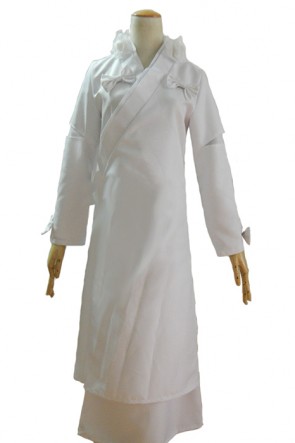 Inuyasha Kanna Cosplay Costume White Kimono AC00160