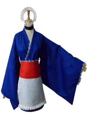 Gintama Tama Cosplay Costume With A So Cute Bow-knot AC00207