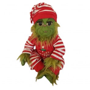 Grinch Doll Cute Stuffed Plush Toy Hairy Grinch Baby Xmas Gifts Christmas Doll