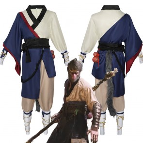 Black Myth:WuKong Destined One Pilgrim's Garb Cosplay Costume