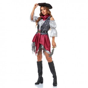 Halloween Medieval Pirates Countess Cosplay Costume