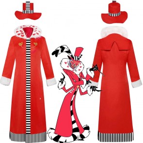 Hazbin Hotel Valentino Halloween Red Costume Cosplay Full Set
