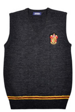 Harry Potter Gryffindor Vest Sweater School Uniform Dark Gray MC0062