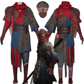 Black Myth:WuKong The Destined One Folk Opera Armor Cosplay Costume  