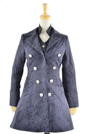 British Style Thick Jacquard Wool Classic Lolita Coat LC0011