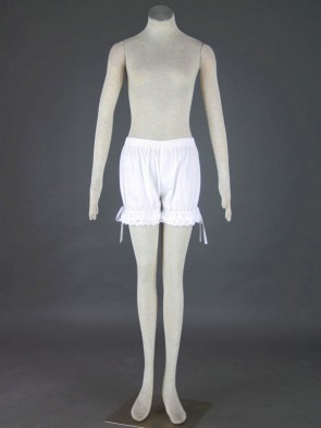 White Lovely Cotton Lace Lolita Bloomers LB005