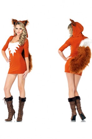 New Halloween Costume Sexy fur fox Costume fox animal mascot costume FHC00421