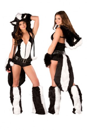 Halloween animal fur furry Pack role-playing temptation black bears uniform costume FHC00427