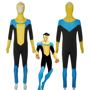 Anime Invincible Mark Grayson Jumpsuit Halloween Cosplay Costume