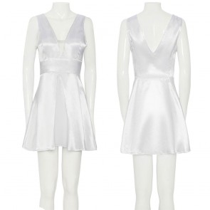 Joker 2 Lady Gaga Harley Quinn Short Wedding Dress Halloween Cosplay Costume