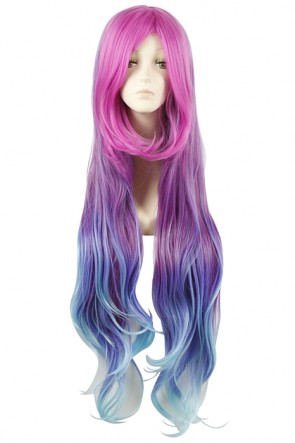 100CM Long Wavy Fashion Wig Cosplay Party Hair Miss Fortune CW00459